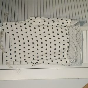 Blue Polka dot blouse